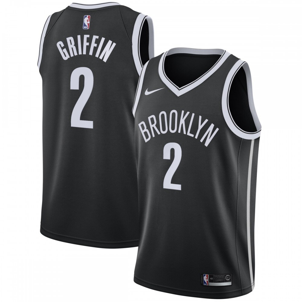 Blake Griffin Brooklyn Nets 2020/21 Swingman Jersey Black - Icon Edition-Pro Kit Vault | Brand New 26/27 Sports Jerseys
